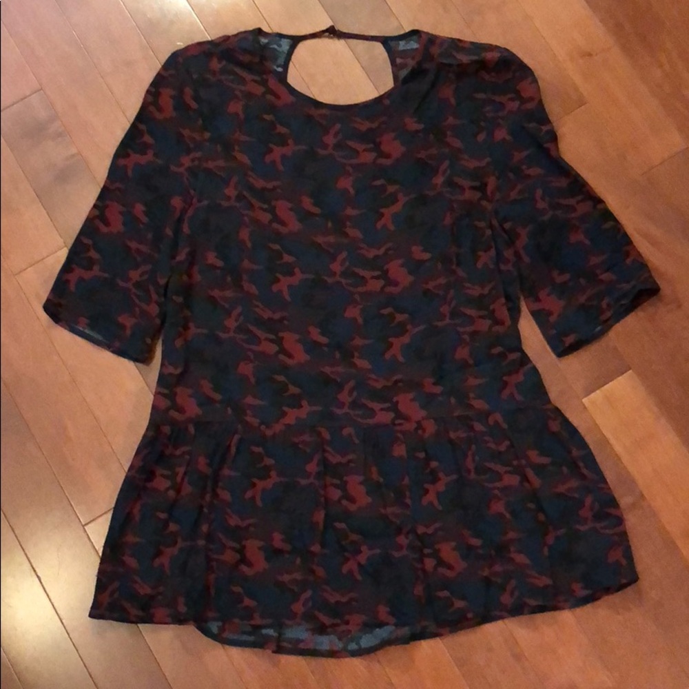 Camo Zara top